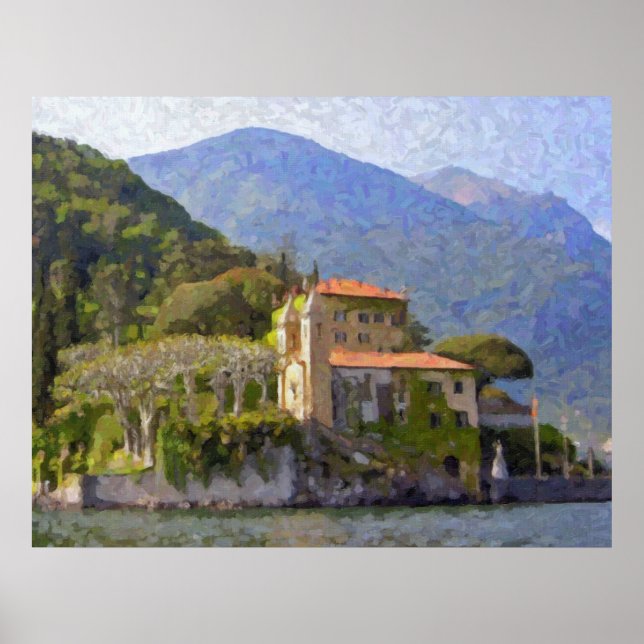 Villa Balbianello, Lake Como Poster (Front)