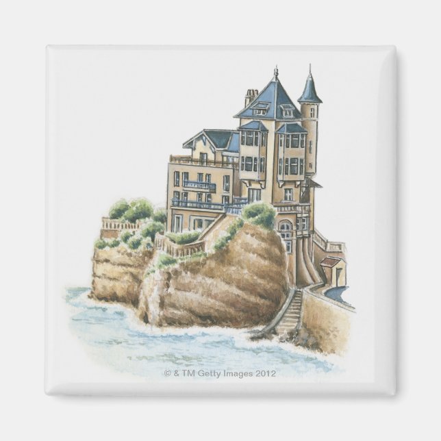 Villa Belza, Biarritz, France Magnet (Front)