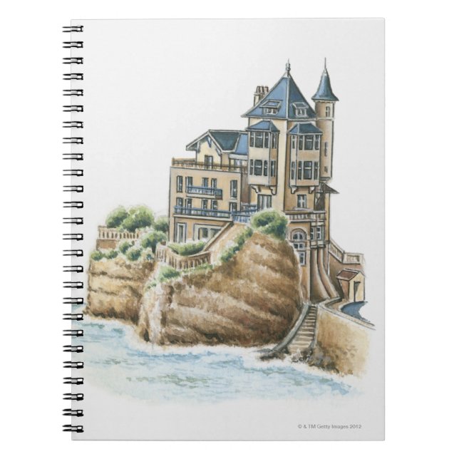 Villa Belza, Biarritz, France Notebook (Front)