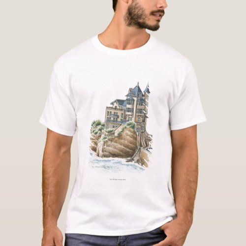 Villa Belza Biarritz France T_Shirt