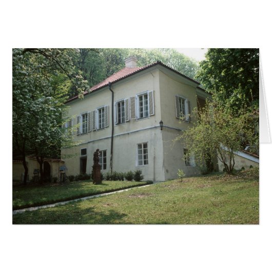 Villa Bertramka-Mozart-Prague Cards (Front Horizontal)