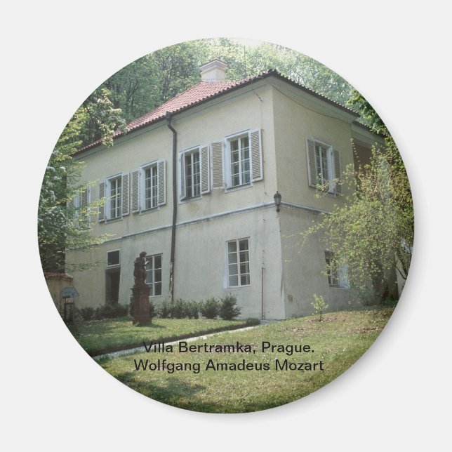 Villa Bertramka-Mozart-Prague Magnet (Front)