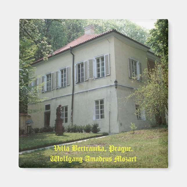 Villa Bertramka-Mozart-Prague Magnet (Front)
