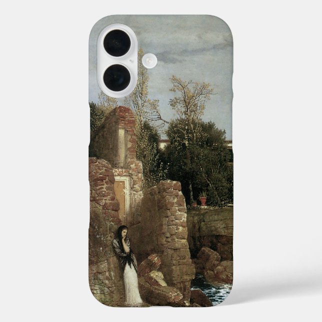 Villa By The Sea by Arnold Bocklin, Symbolism Art Case-Mate iPhone Case (Back)
