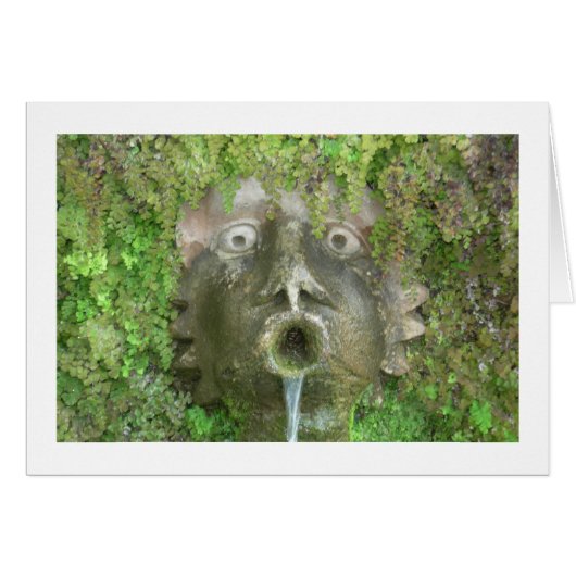 Villa d'Este Fountain (Blank) Cards (Front Horizontal)