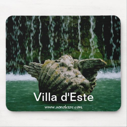 Villa dEste Fountain Cherub Mousepad