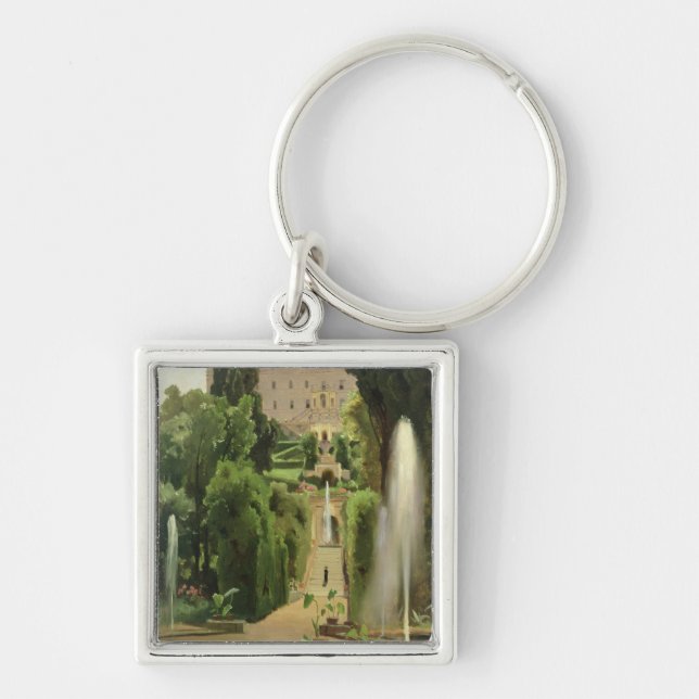 Villa D'Este, Tivoli, 1869 Keychain (Front)