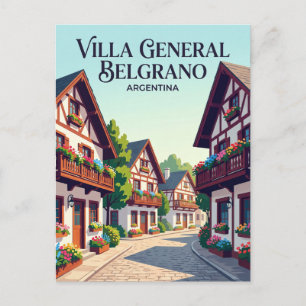Villa General Belgrano Argentina Postcard