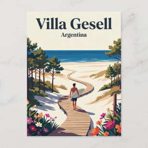 Villa Gesell Argentina Postcard