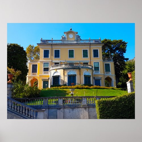 Villa Margherita Ricordi Grianti Lake Como Italy Poster