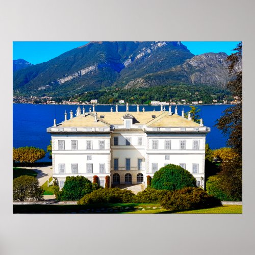 Villa Melzi Bellagio Lake Como Italy Poster