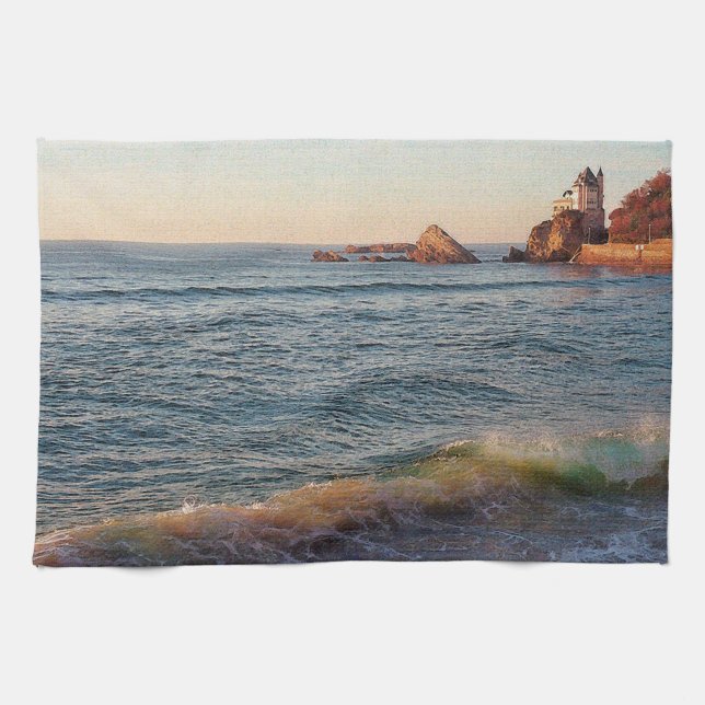 Villa on the Rocks Kitchen Towel (Horizontal)