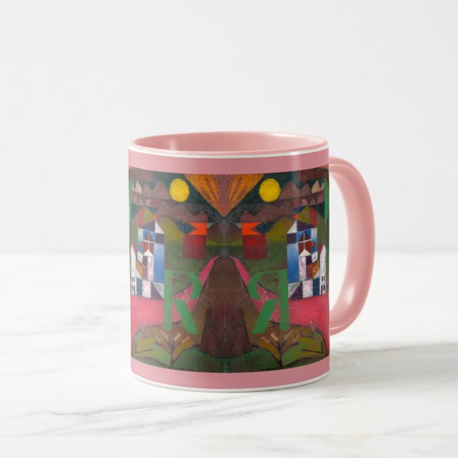 Villa R (1919) painting  by Paul Klee  Mug (Front Right)
