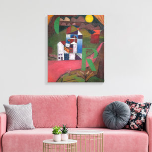 Villa R Paul Klee Canvas Print