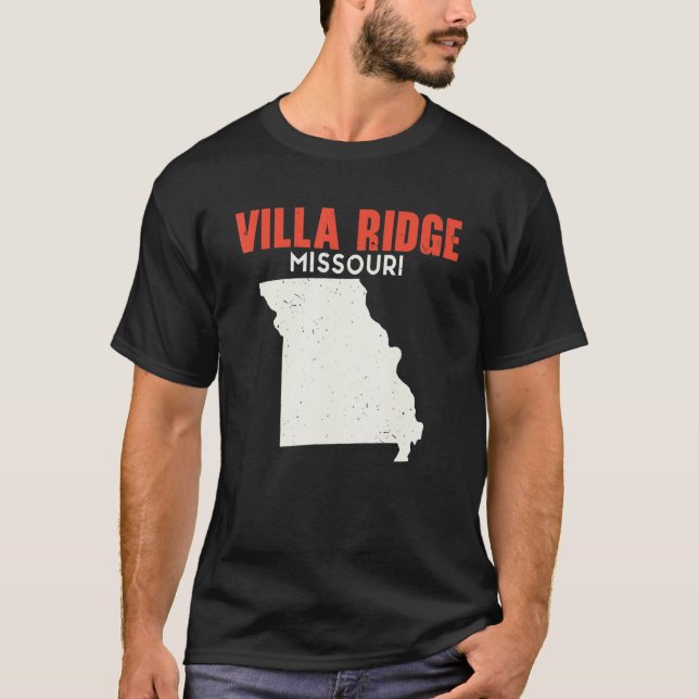 Villa Ridge Missouri USA State America Travel Miss T-Shirt (Front)