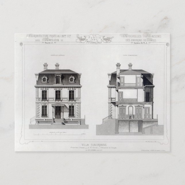 Villa Suburbaine, Premier Chasse at St. Cloud Postcard (Front)