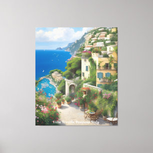 Villa Treville Positano Italy Canvas Print