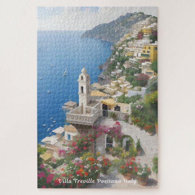 Villa Treville Positano Italy  Jigsaw Puzzle (Vertical)