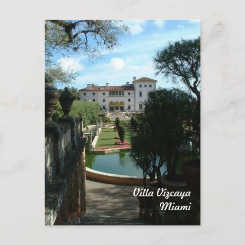 Villa Vizcaya Postcard
