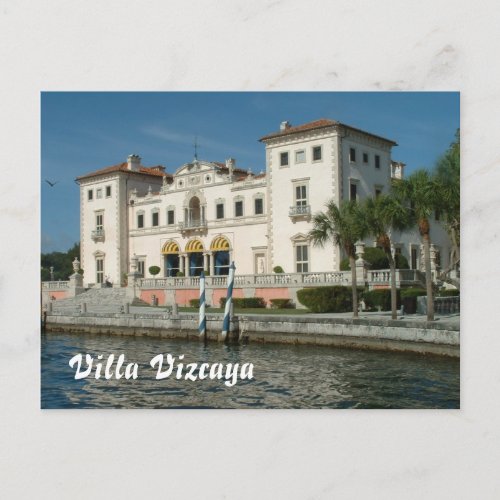 Villa Vizcaya Postcard