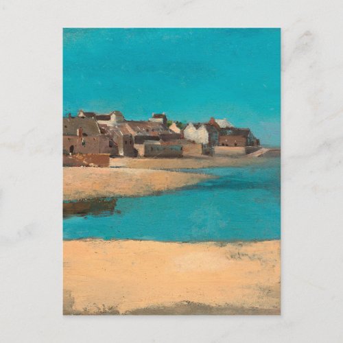 Village by the Sea in Brittany by Odilon Redon Postcard