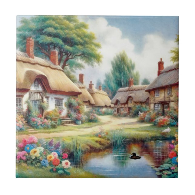 Village Ceramic Tile (Front)