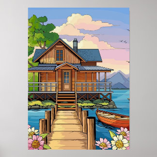 Village charm holder