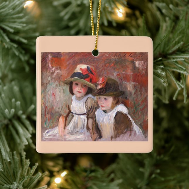 Village Children (1890) by John Singer Sargent   Ceramic Ornament (Tree)