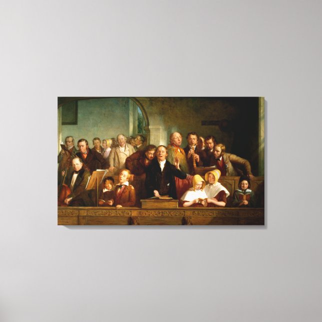 Village choir (see also 12274) canvas print (Front)