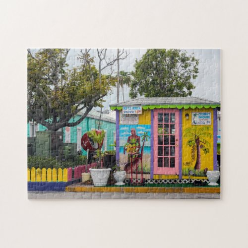 Village Cottage Bahamas Jigsaw Puzzle