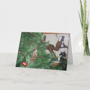 "Village Firehall Sculptures" Christmas Card