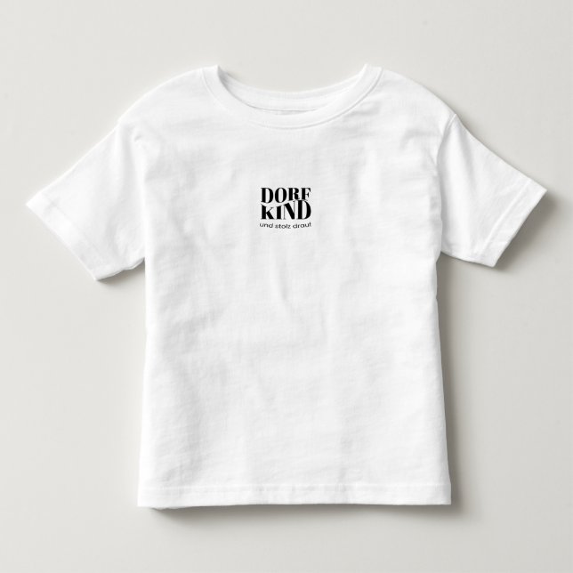 Village Kind and proud of design Toddler T-shirt (Front)