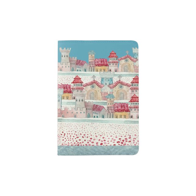  Village landscapes design Extra Large Moleskine N Passport Holder (Front)