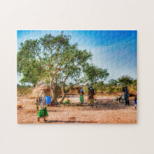 Village Life. Jigsaw Puzzle