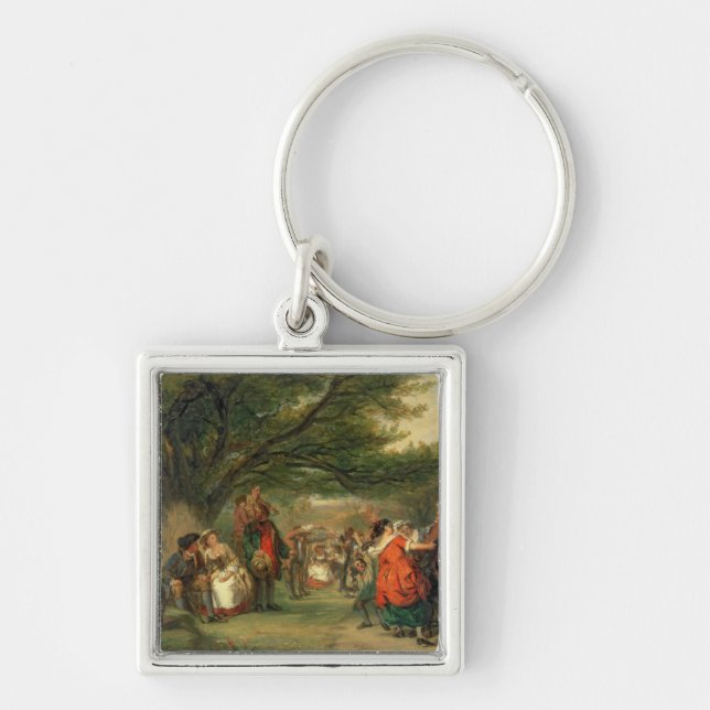 Village Merrymaking Keychain (Front)