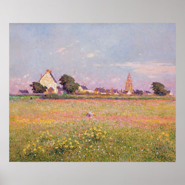 Village near Rouen Poster (Front)