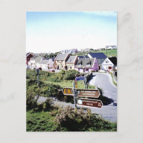 Village of Doolin Ireland Postcard