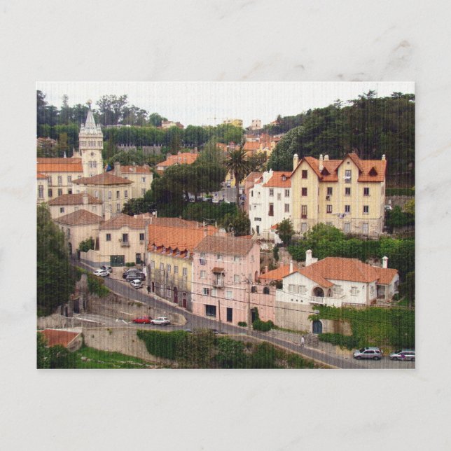 Village of Sintra in Portugal Postcard (Front)