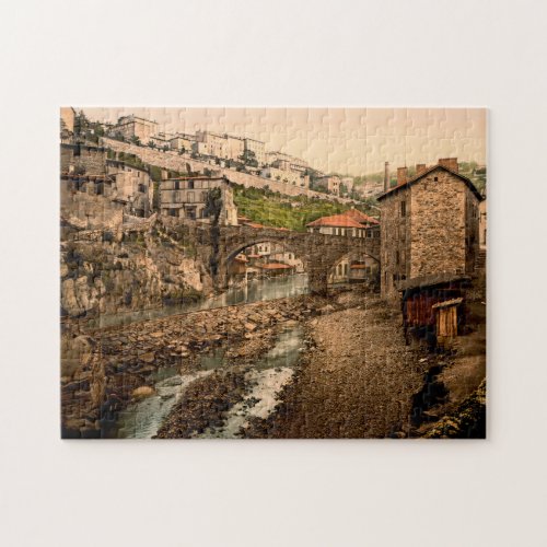 Village of Thiers France Jigsaw Puzzle