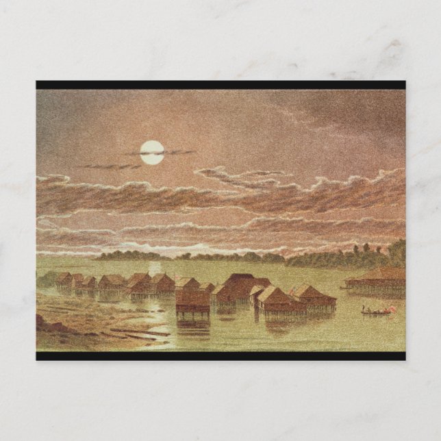 Village on Basilan, Philippines Postcard (Front)