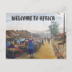 village people, WELCOME TO AFRICA Postcard