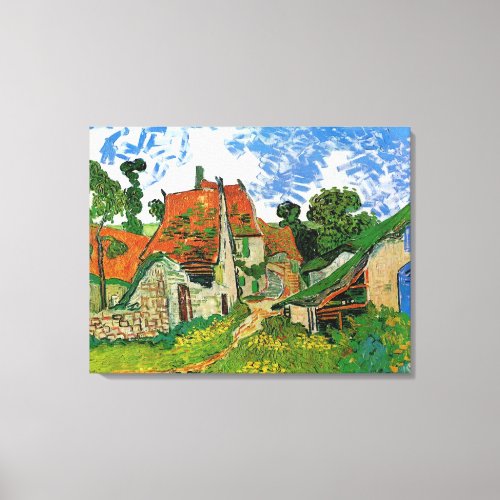 Village Street by Vincent van Gogh Canvas Print