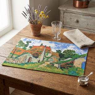 Village Street by Vincent van Gogh Cloth Placemat
