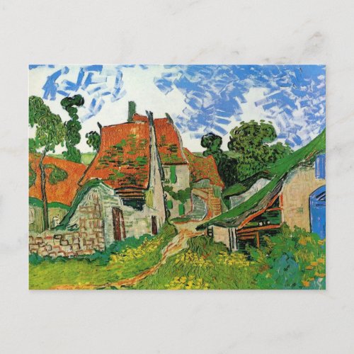 Village Street by Vincent van Gogh Postcard