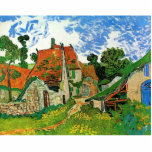 Village Street in Auvers, Vincent van Gogh Statuette<br><div class="desc">Village Street in Auvers, Vincent van Gogh</div>