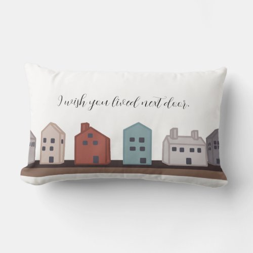 Village Throw Pillow