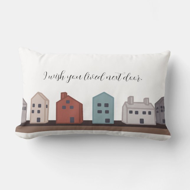 Village Throw Pillow (Front)