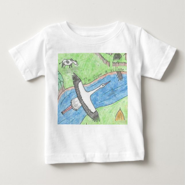 Village Vibes Baby T-Shirt (Front)
