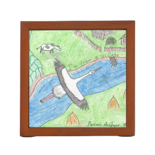 Village Vibes Desk Organizer