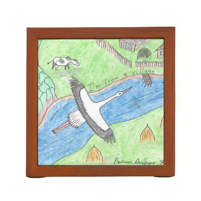 Village Vibes Desk Organizer (Back)